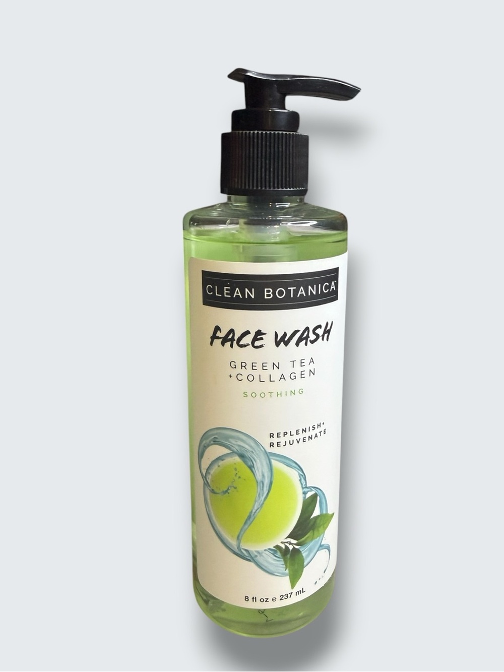 Green Tea + Collagen Face Wash — Soothing Green